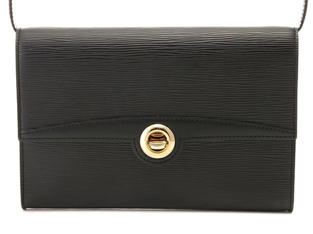 LOUIS VUITTON Pochette Arche Shoulder Bag Noir Black Epi Leather